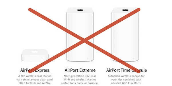 Apple: Σταματάει την ανάπτυξη των AirPort Express, AirPort Extreme και AirPort Time capsule