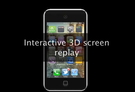 iPod touch με 3D LCD panel (;)