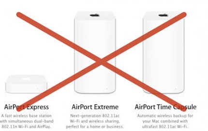 Apple: Σταματάει την ανάπτυξη των AirPort Express, AirPort Extreme και AirPort Time capsule