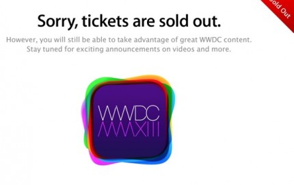 WWDC 2013: Sold out σε 3 λεπτά!