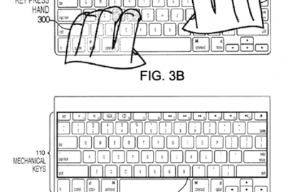 Πληκτρολόγιο με motion control σε πατέντα της Apple