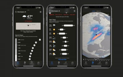 Η Apple εξαγόρασε τη δημοφιλή εφαρμογή καιρού Dark Sky